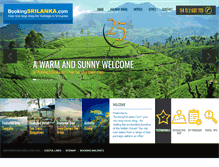Tablet Screenshot of bookingsrilanka.com